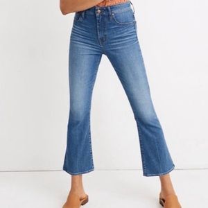 MADEWELL Curvy Cali-Demi boot High Rise crop 25
